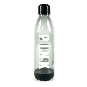 PINK Victoria’s Secret Black Logo Screw-Cap Plastic Water Bottle